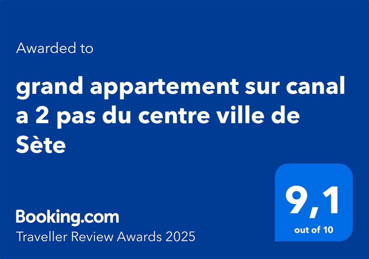 Grand Appartement Sur Canal A 2 Pas Du Centre Ville De Sete Ngoại thất bức ảnh